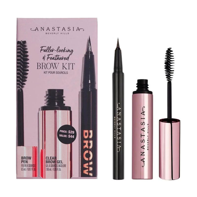 Набір для брів Anastasia Beverly Hills Fuller Looking &amp; Feathered Brow Kit, Taupe (гель, 7.85 мл + олівець, 0.5 мл)